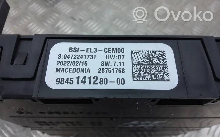 Peugeot 208 Komputer / Sterownik ECU i komplet kluczy 9815023380