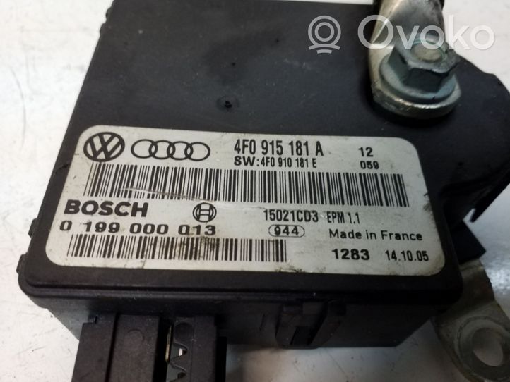 Audi A6 S6 C6 4F Steuergerät Batterie Bordnetz 4F0915181A