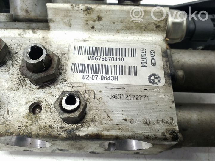 BMW 7 E65 E66 Aktiivijousituksen ohjaus/venttiilikokoonpano VB675870410