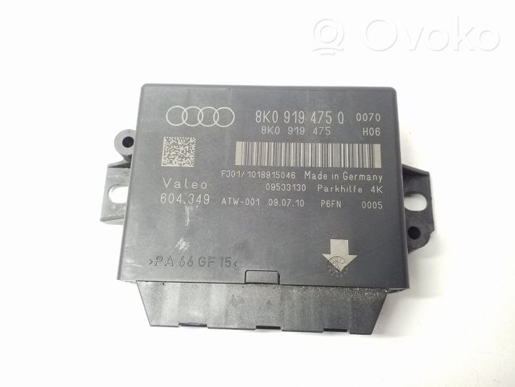 Audi A4 S4 B8 8K Pysäköintitutkan (PCD) ohjainlaite/moduuli 8K0919475Q