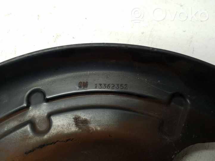 Opel Astra K Rear brake disc plate dust cover 13362352