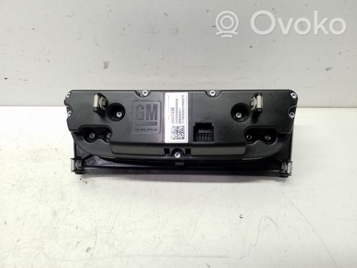 Opel Astra K Climate control unit 39042438