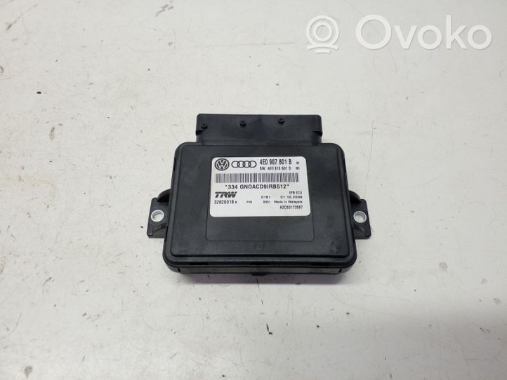 Audi A8 S8 D3 4E Module de commande de frein à main 4E0907801B