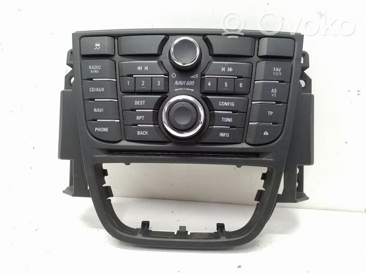 Opel Meriva B Console centrale, commande de multimédia l'unité principale 13362774