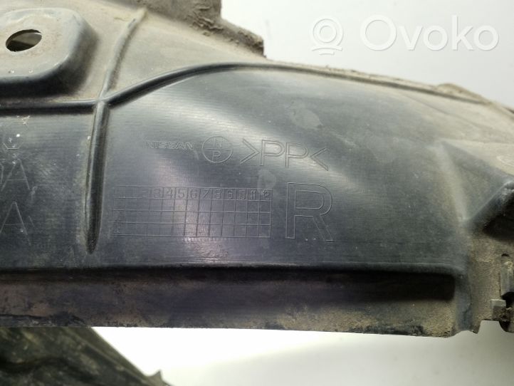 Nissan X-Trail T31 Rivestimento paraspruzzi passaruota anteriore 63842JG00A