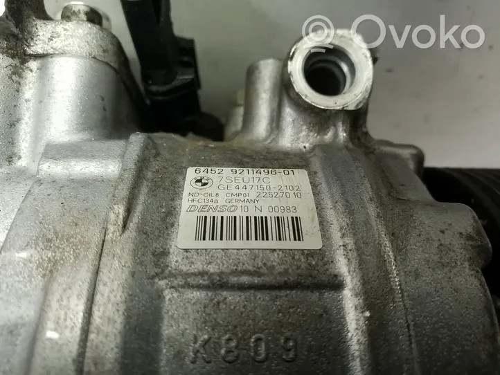 BMW X3 F25 Klimakompressor Pumpe 64529211496