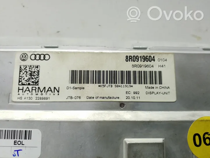 Audi Q7 4L Ekranas/ displėjus/ ekraniukas 8R0919604