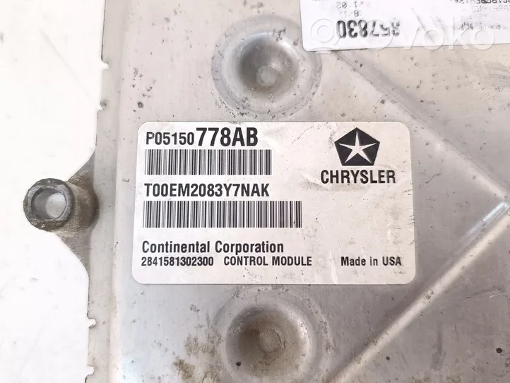 Chrysler Town & Country V Sterownik / Moduł ECU P05150778AB