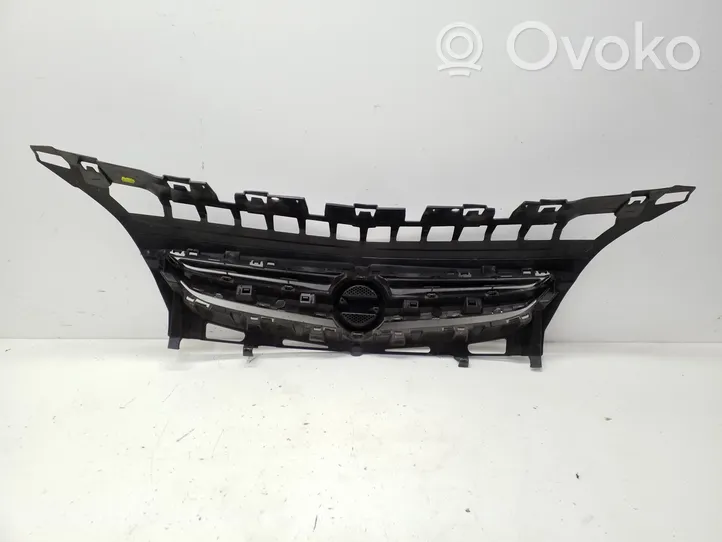 Opel Astra J Front bumper upper radiator grill 13368851