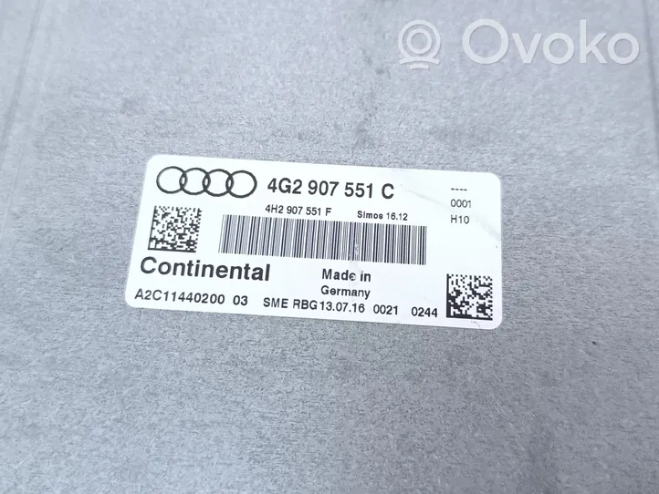 Audi A6 S6 C7 4G Moottorin ohjainlaite/moduuli 4G2907551C