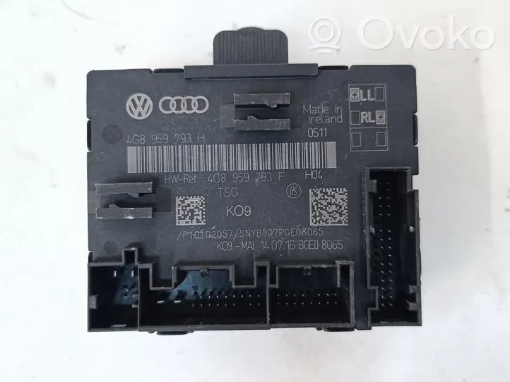 Audi A6 S6 C7 4G Sterownik / Moduł drzwi 4G8959793H