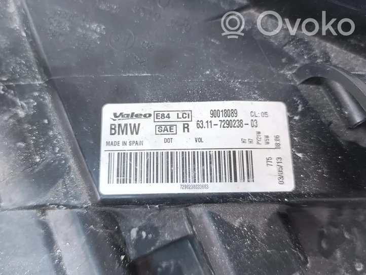 BMW X1 E84 Priekšējais lukturis 7290238