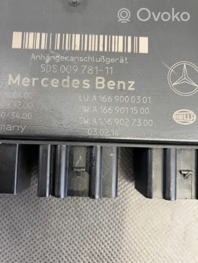 Mercedes-Benz ML W166 Centralina/modulo rimorchio barra di traino A1669000301