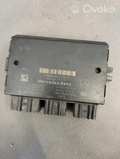 Mercedes-Benz E W212 Tow bar trailer control unit/module A2049007905