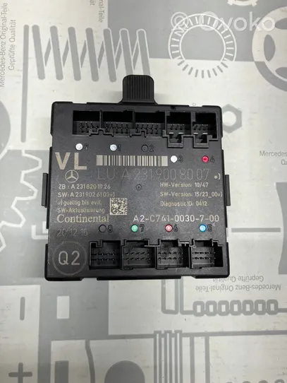 Mercedes-Benz SL R231 Durų elektronikos valdymo blokas A2319008007