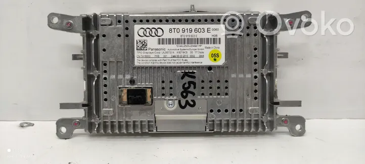 Audi A5 8T 8F Écran / affichage / petit écran 8T0919603E