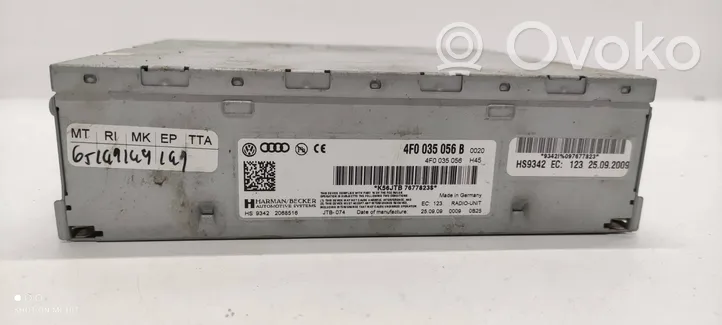 Audi A5 8T 8F Unidad central de control multimedia 4F0035056B