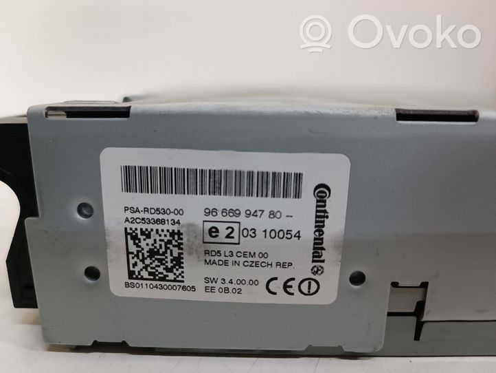 Citroen C4 II Radio / CD/DVD atskaņotājs / navigācija 9666994780