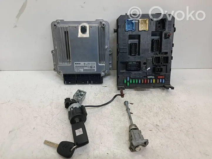 Citroen C5 Engine ECU kit and lock set 9665926880