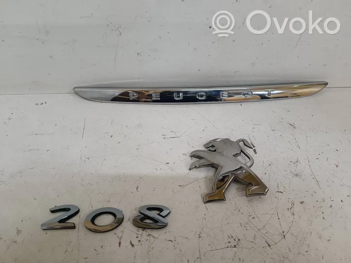 Peugeot 208 Logo/stemma case automobilistiche 96738457VD