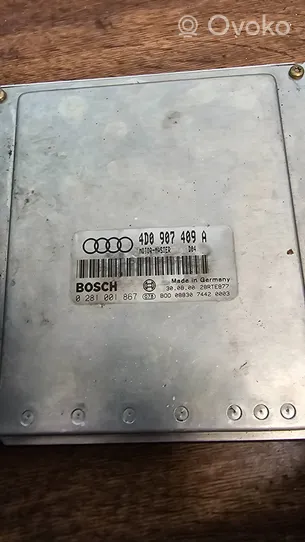 Audi A8 S8 D2 4D Moottorin ohjainlaite/moduuli 4D0907409A