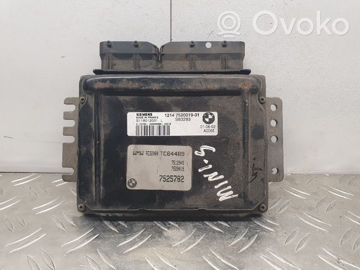 Mini One - Cooper R50 - 53 Calculateur moteur ECU 7520019