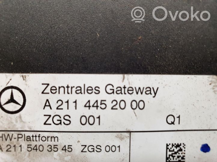 Mercedes-Benz E W211 Модуль управления gateway A2114452000