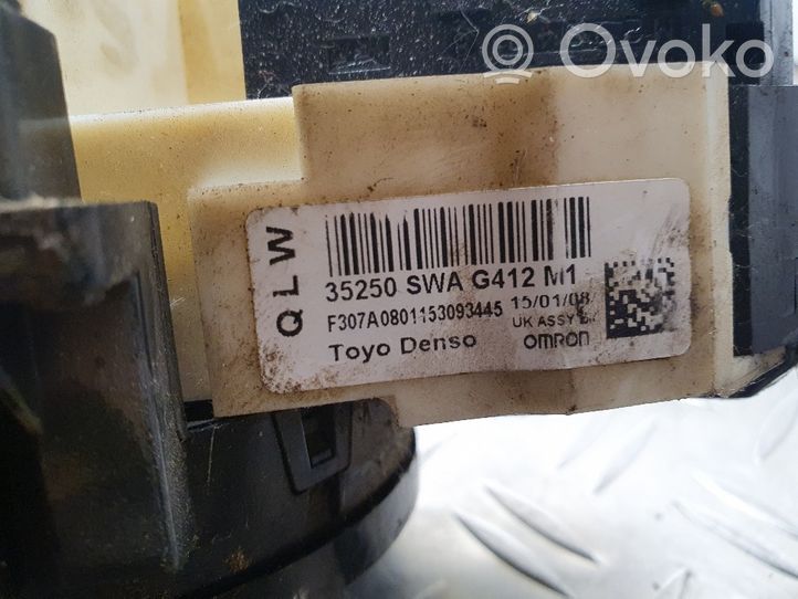 Honda CR-V Leva/interruttore dell’indicatore di direzione e tergicristallo 35250SWAG412M1