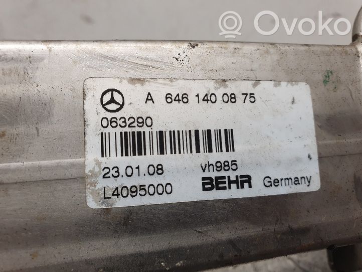 Mercedes-Benz CLC CL203 Chłodnica spalin EGR A6461400875