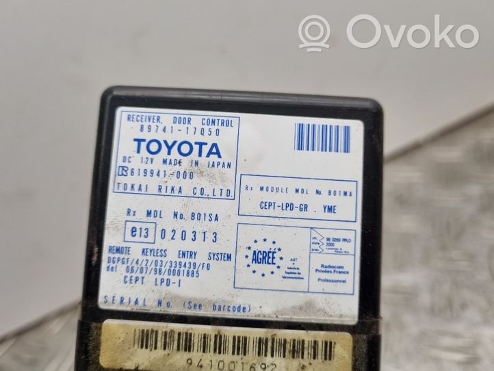 Toyota MR2 (W30) III Centrālās atslēgas vadības bloks 8974117050