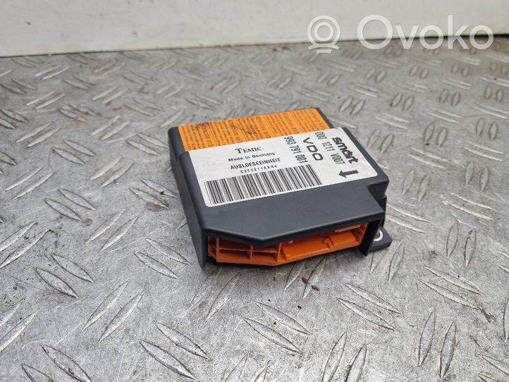 Smart ForTwo I Airbag control unit/module 0001211V007