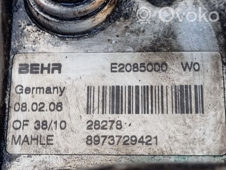 Opel Astra H Mocowanie / uchwyt filtra oleju 8973729421
