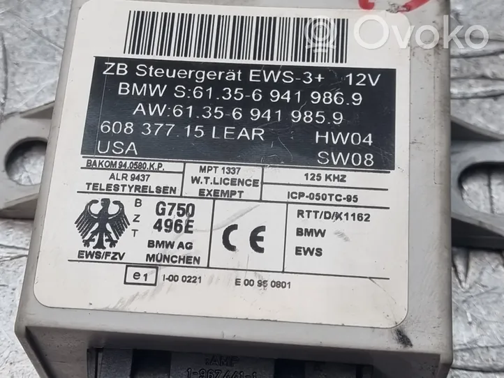 BMW X5 E53 Moduł / Sterownik immobilizera 6941986