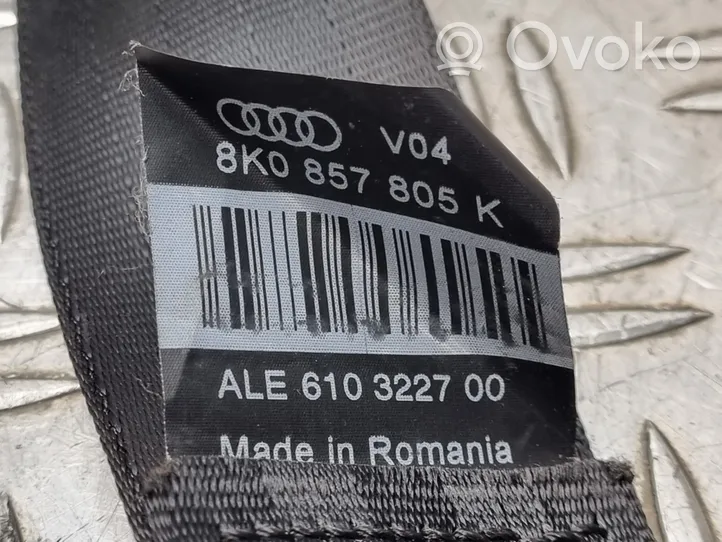 Audi A4 S4 B8 8K Takaistuimen turvavyö 8K0857805K
