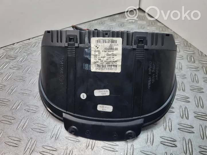 BMW 1 E82 E88 Tachimetro (quadro strumenti) 9187333