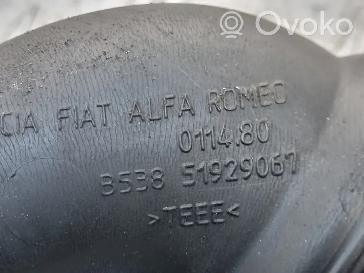 Alfa Romeo Mito Turbo air intake inlet pipe/hose 51929067