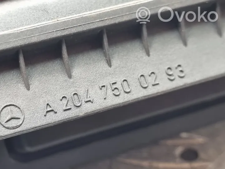 Mercedes-Benz C W204 Uchwyt / Rączka zewnętrzna otwierania klapy tylnej / bagażnika A2047500293