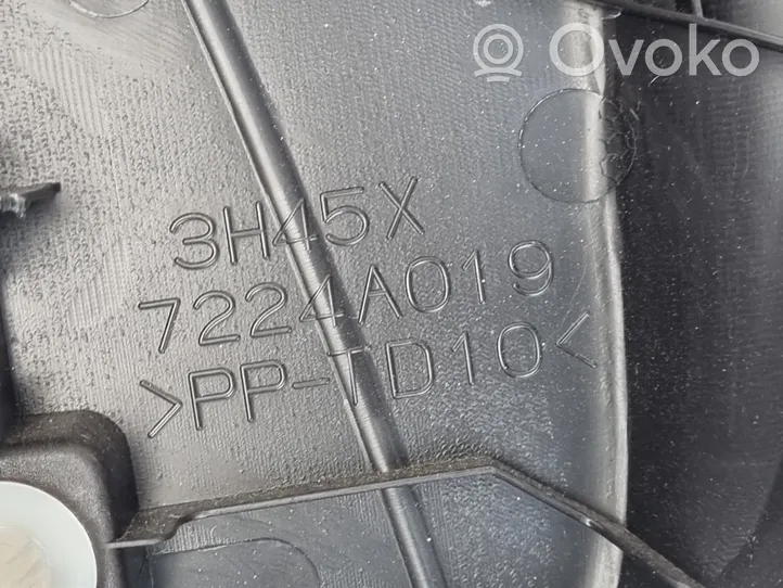 Mitsubishi Outlander Poszycie / Tapicerka tylnej klapy bagażnika 7224A019