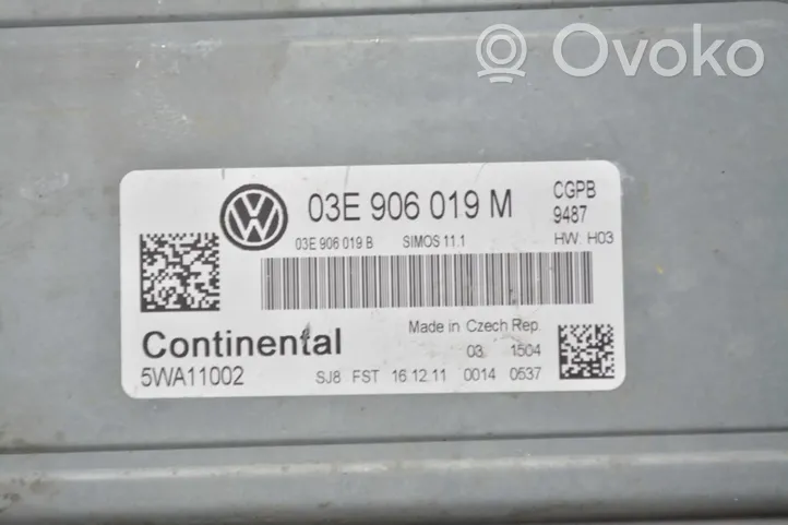 Volkswagen Polo V 6R Sterownik / Moduł ECU 03E906019M