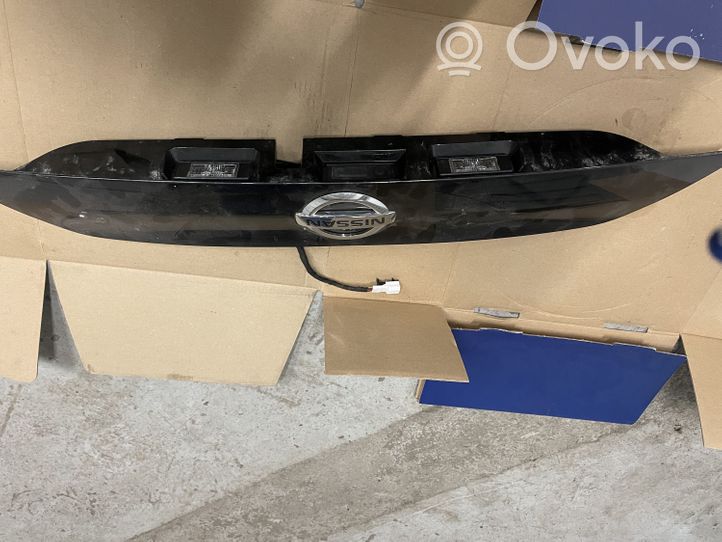 Nissan Qashqai Отделка номерного знака 