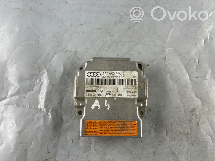 Audi A4 S4 B7 8E 8H Module de contrôle airbag 8E0959655G