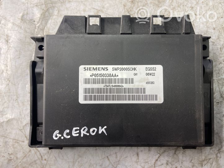 Jeep Grand Cherokee (WK) Module de contrôle de boîte de vitesses ECU P05150338AA