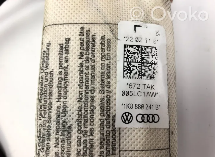 Volkswagen PASSAT CC Poduszka powietrzna Airbag fotela 1K8880241D