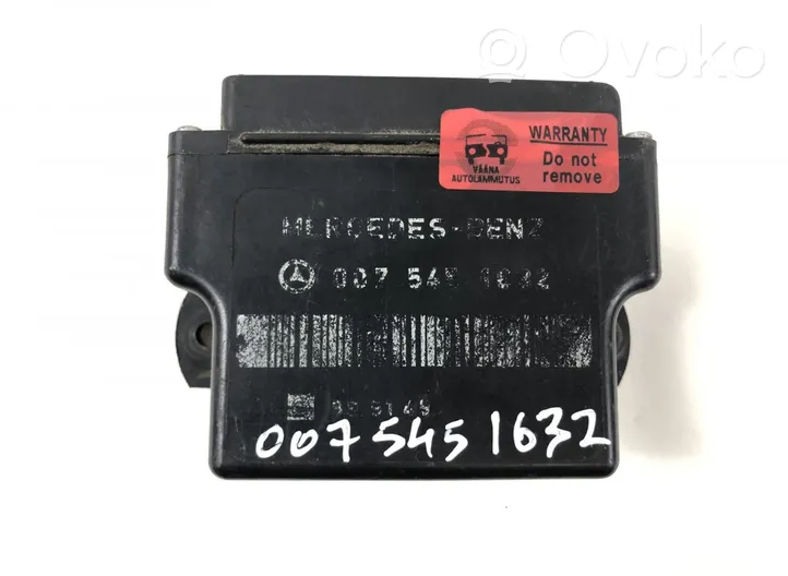 Mercedes-Benz S W140 Przekaźnik / Modul układu ogrzewania wstępnego 043107