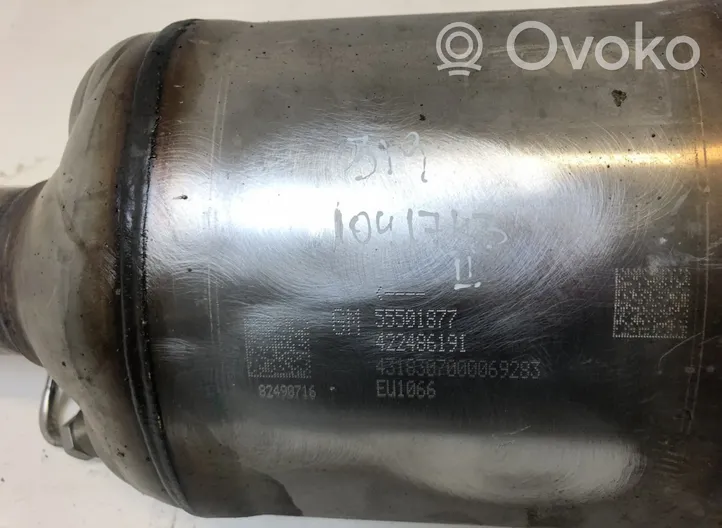 Opel Astra K Filtro antiparticolato catalizzatore/FAP/DPF 55501877