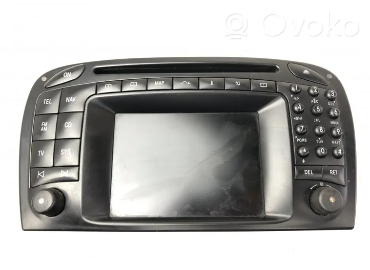 Mercedes-Benz SL R230 Radio/CD/DVD/GPS-pääyksikkö 7612001449