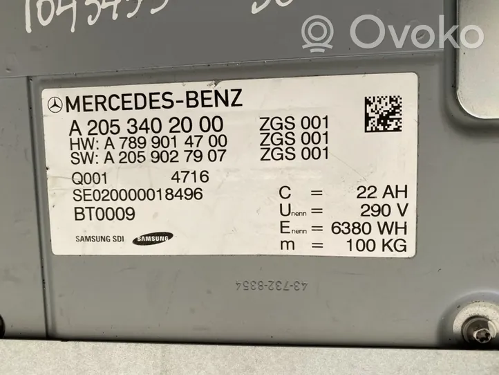 Mercedes-Benz C W205 Hibrido/ elektromobilio akumuliatorius A2053402200