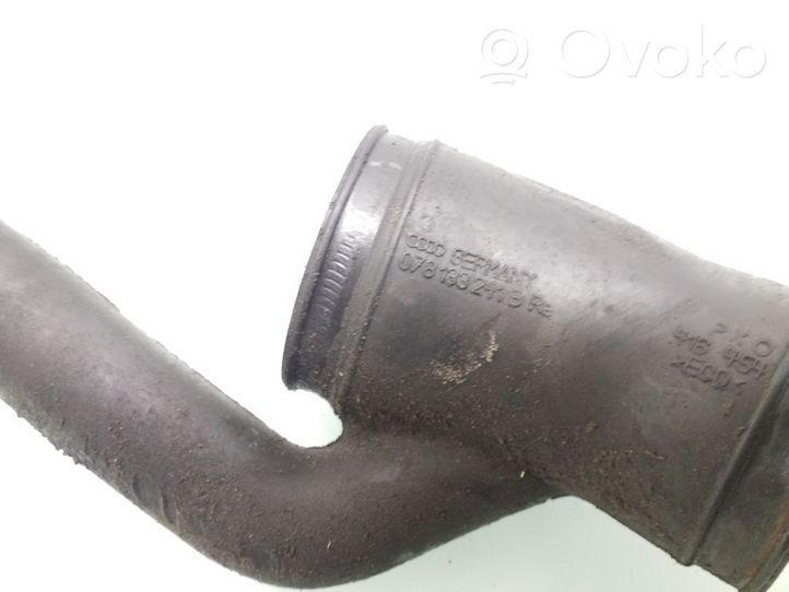 Audi A4 S4 B5 8D Tube d'admission d'air 078133241B