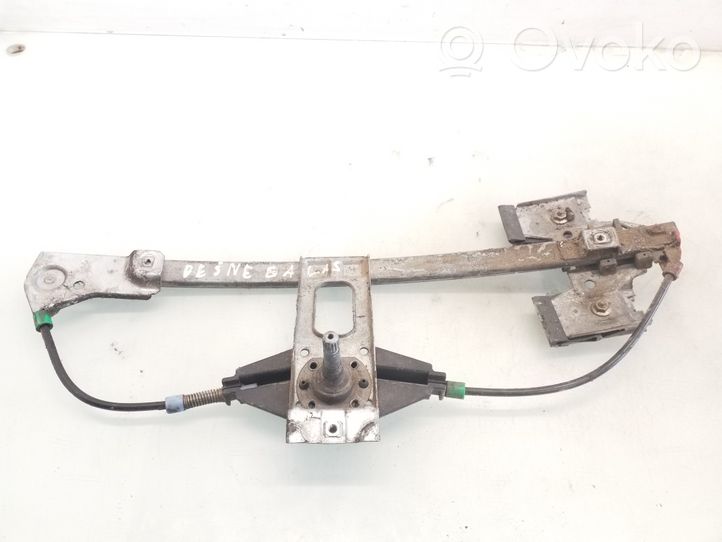 Volkswagen Golf III Rear door window regulator with motor 1H4839402B