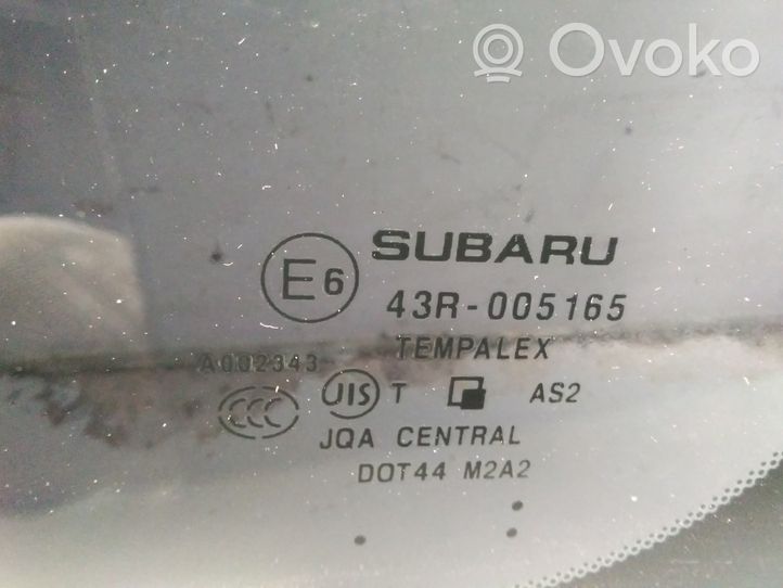Subaru Forester SH Aizmugurējais virsbūves sānu stikls 